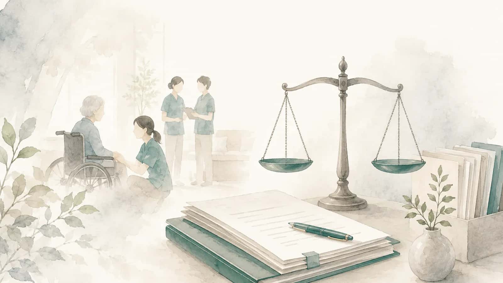 福祉職場の処遇改善と公正な制度のイメージ