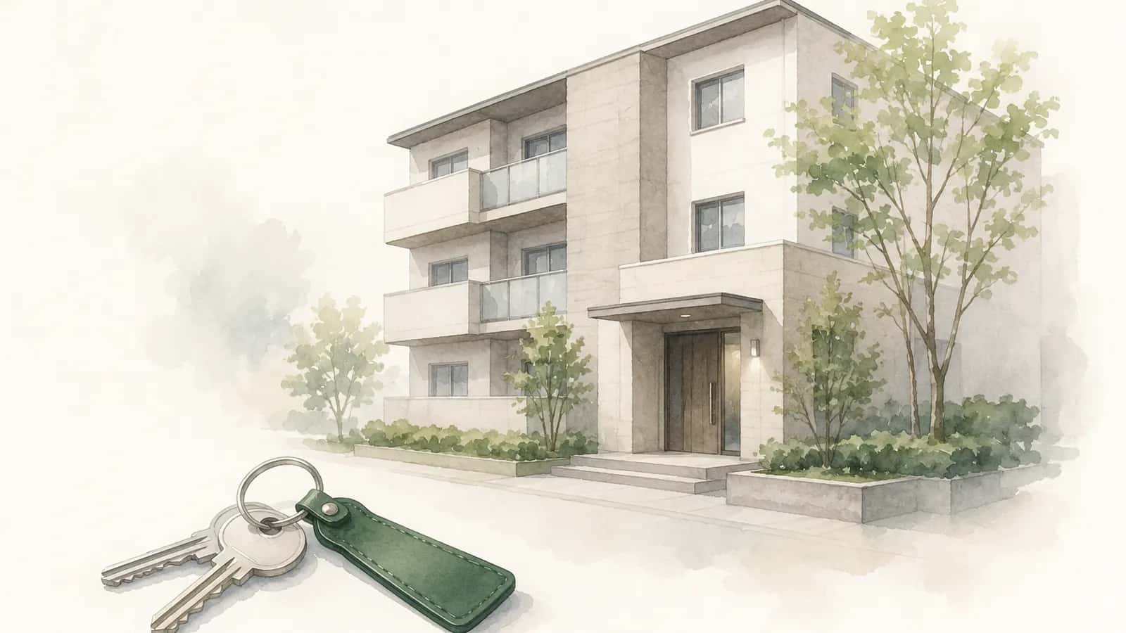 員工宿舍・法人租賃的示意圖(辦公商圈的集合住宅)